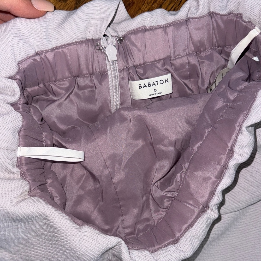 Babaton Lavender Wide Leg Strapless Jumpsuit Size 0 π - Picture 4 of 11